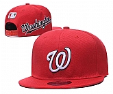 Nationals Team Logo Red Adjustable Hat GS,baseball caps,new era cap wholesale,wholesale hats